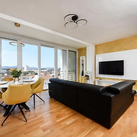 Sunset Penthouse With Spectacular View And Jacuzzi Daire Zadar