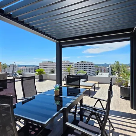 Sunset Penthouse With Spectacular View And Jacuzzi Lägenhet