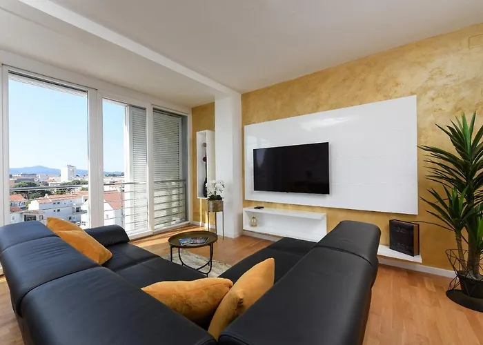 Apartmán Sunset Penthouse With Spectacular View And Jacuzzi