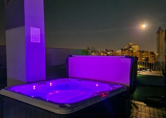 شقة Sunset Penthouse With Spectacular View And Jacuzzi زادار