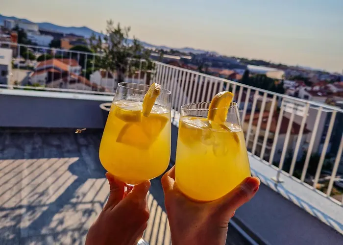 شقة Sunset Penthouse With Spectacular View And Jacuzzi زادار